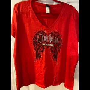 Red Harley Davidson Shirt